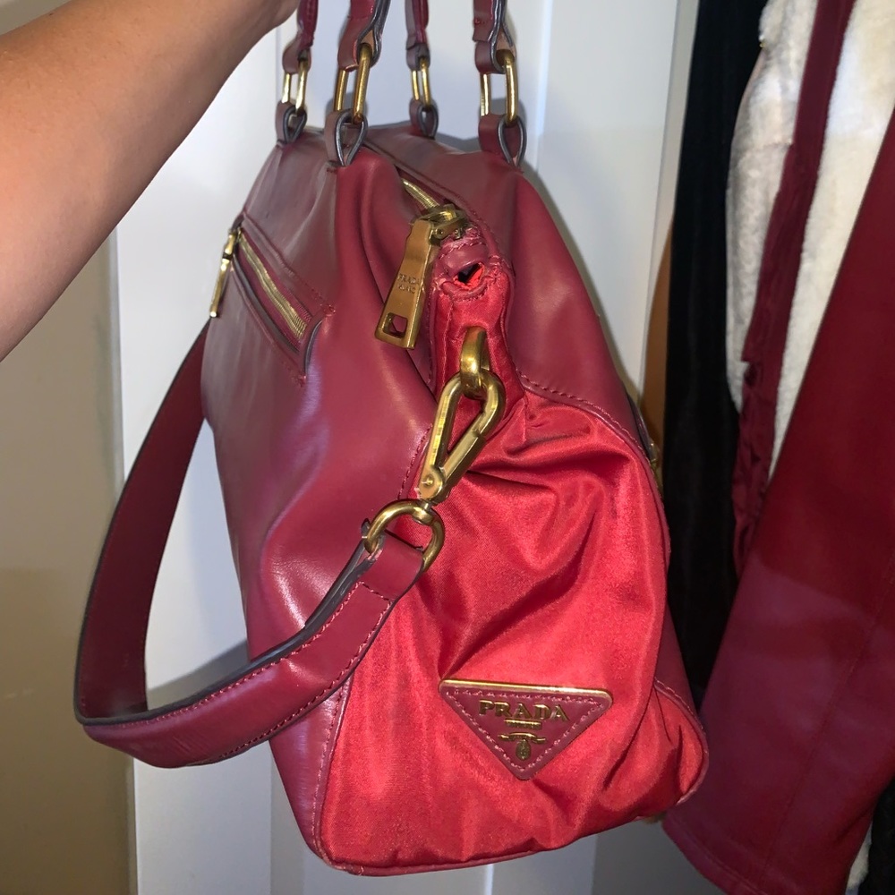 Prada Dark Red Handbag